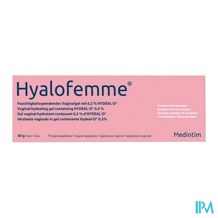 vignette Hyalofemme Gel Vaginal Lubrifiant Intime 30g