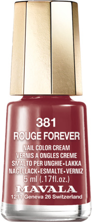 vignette MAVALA VERNIS 381 ROUGE FOREVER 5M