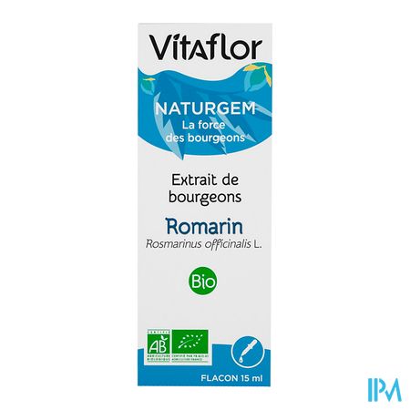 vignette Vitaflor Naturgem Extrait Bourgeon Bio Romarin 15ml