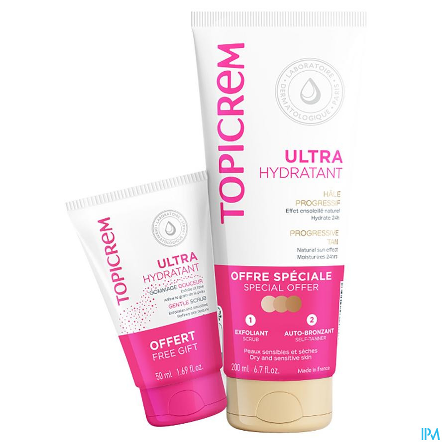 produit TOPICREM ULTRA-HYDR HALE PROG 200ML+50ML
