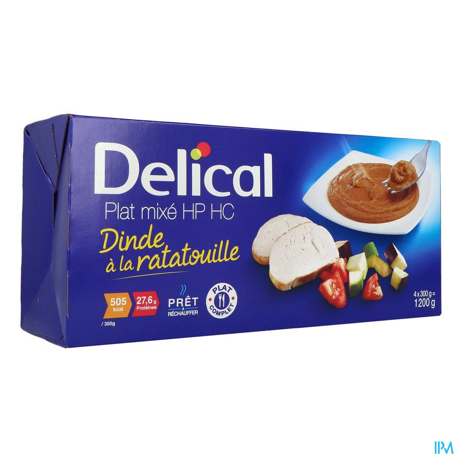 vignette Delical Nutra Mix Hp Hc Dinde Ratatouille 300ml X4