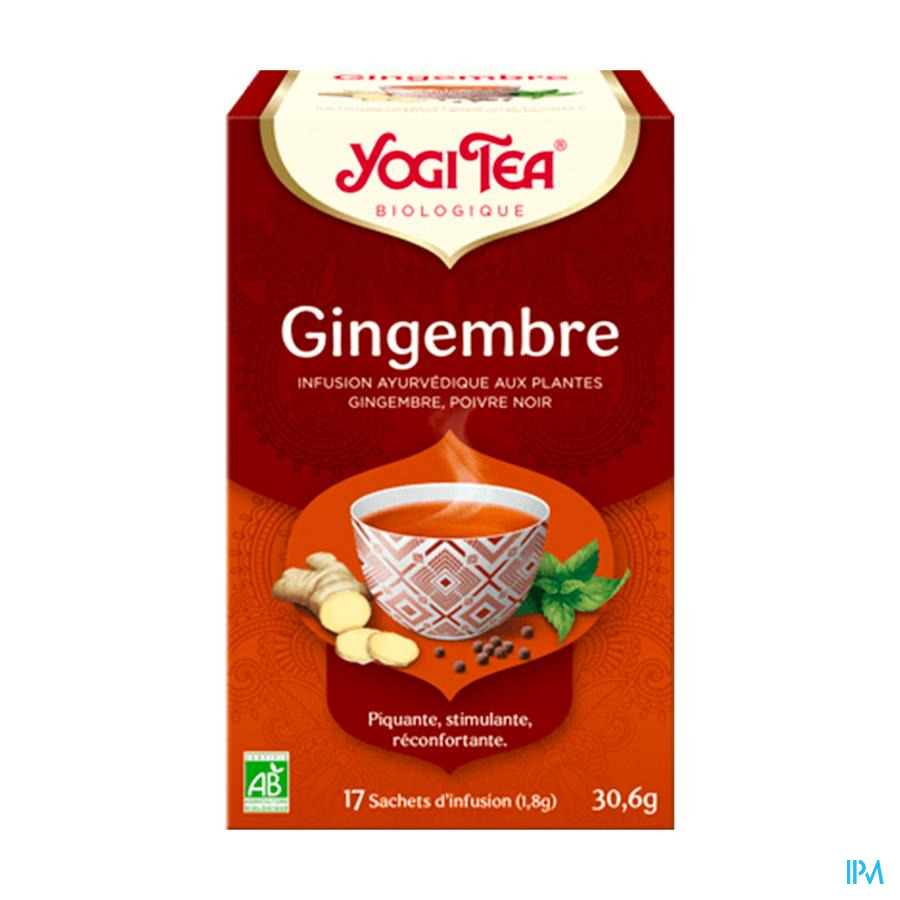 produit YOGI TEA GINGEMBRE 30,6G