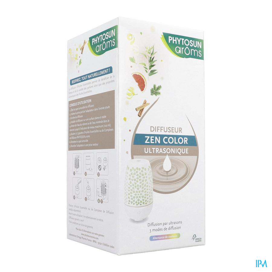vignette Phytosun Aroms Diffuseur Ultrasonique Zen Color