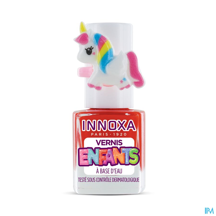 vignette Innoxa Vernis Ongles Enfant Licorne Rouge 5ml