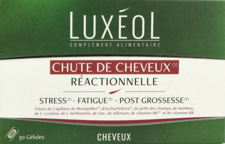 vignette Luxeol Chute De Cheveux Reactionnelle Gelule 30