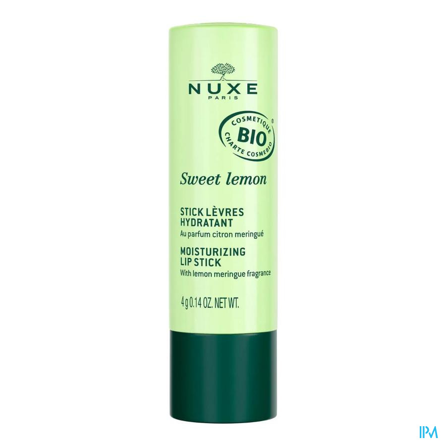 produit Nuxe Sweet Lemon Stick Levres Bio 4g
