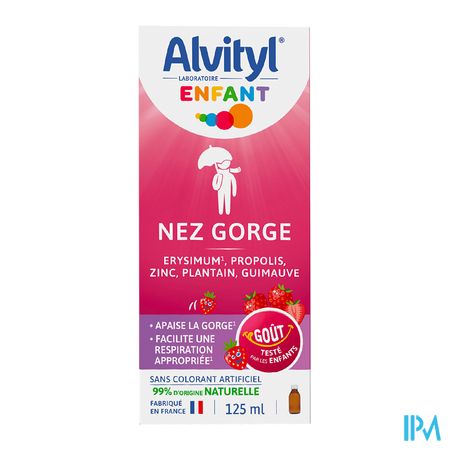 vignette Alvityl Enfant Nez Gorge 125ml