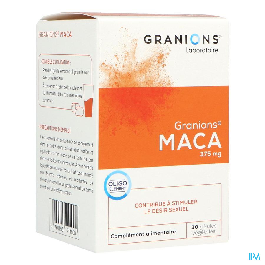 produit GRANIONS EX MACA 30GELU