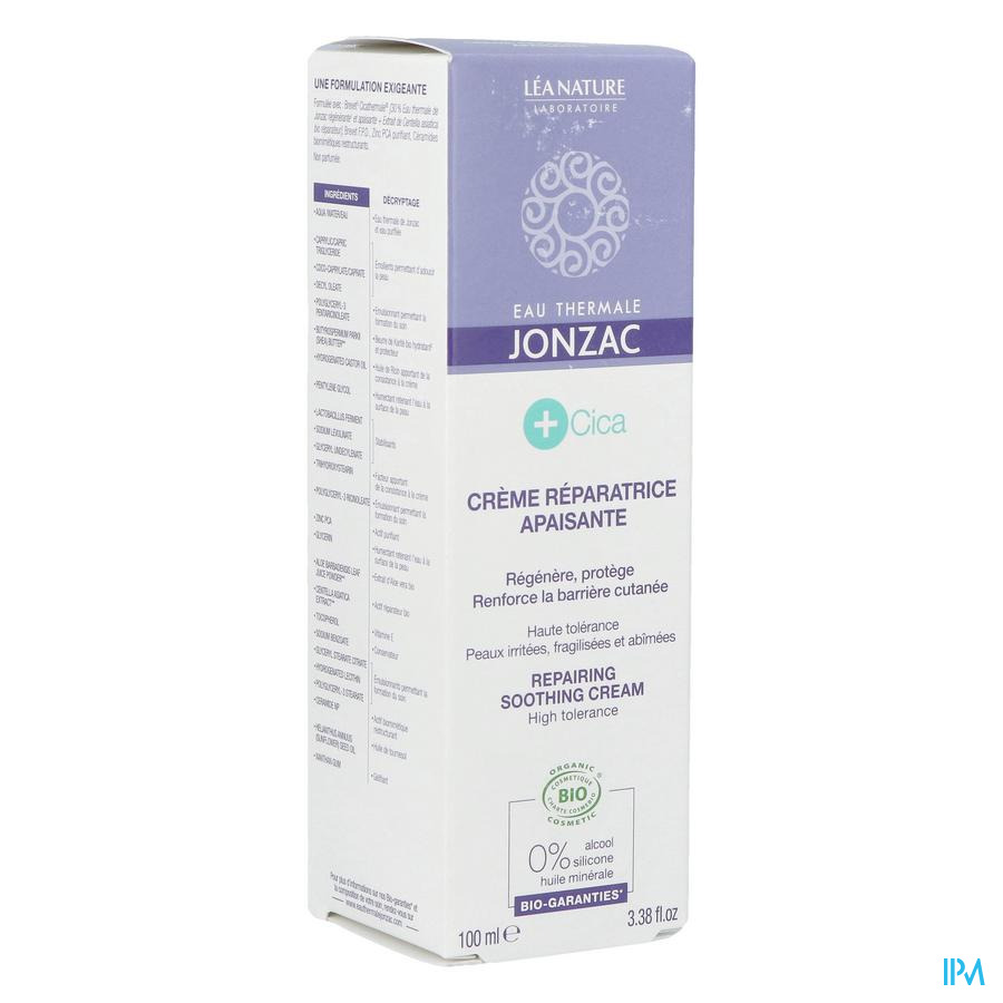 vignette Eau Thermale Jonzac Cica+ Creme Reparatrice Apaisante 100ml