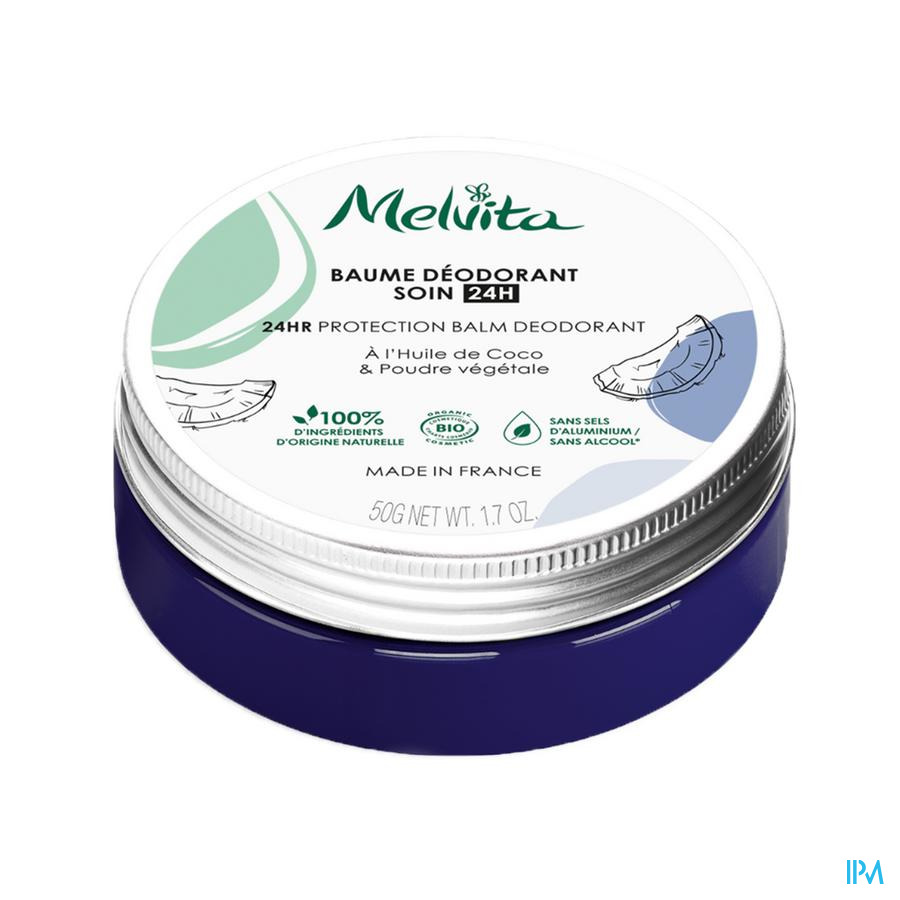 vignette MELVITA BAUME EFFICACITE 24H SOIN 50G