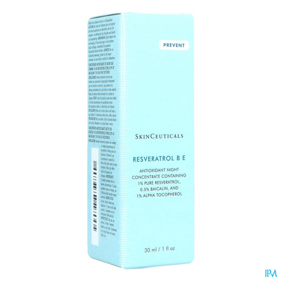 vignette SKINCEUTIC RESVERATROL B E 30ML