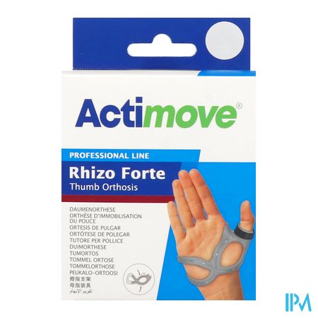 vignette Actimove Rhizo Forte Orthese Pouce Grise Gauche S