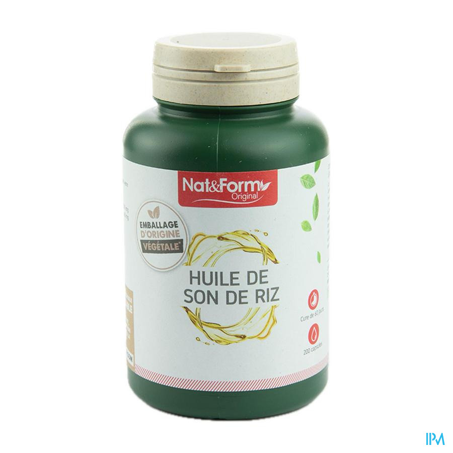 produit NAT&FORM SON DE RIZ CAPS 200