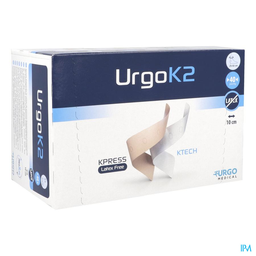 produit Urgo K2 Kit Latex Free Compression 25cm X 32cm 10cm