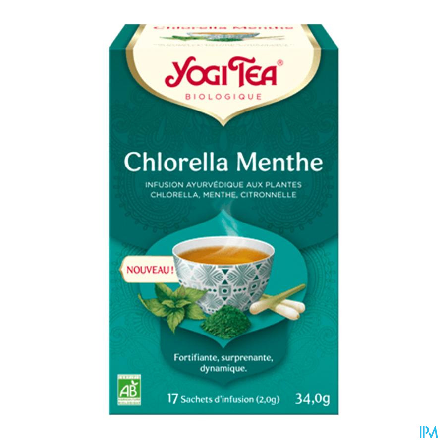 vignette Yogi Tea Chlorella Menthe Bio Infusette 2g 17