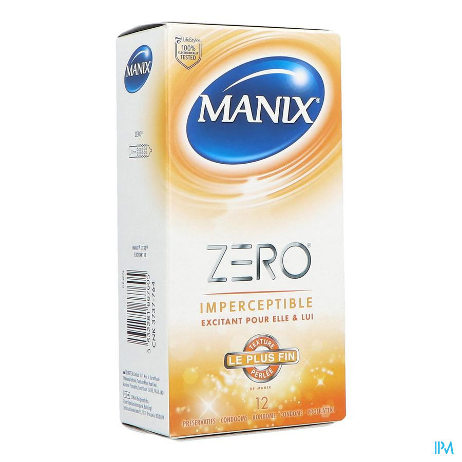 produit Manix Zero Imperceptible Excitant Preservatif 12