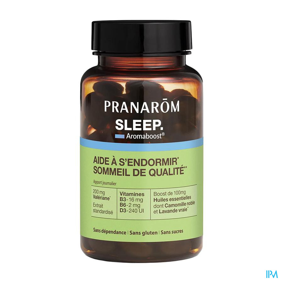 vignette PRANAROM AROMABOOST SLEEP 60 CAPS