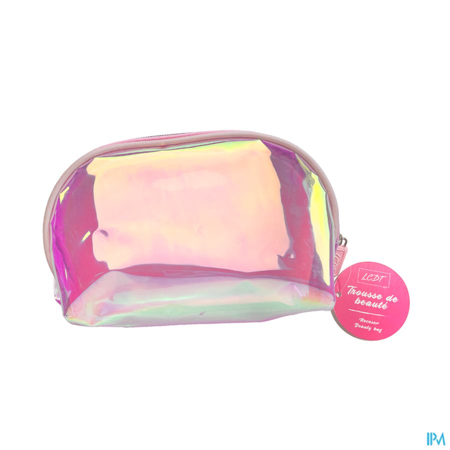 produit LCDT TROUSSES DE BEAUTE PINK TRANSPARENT