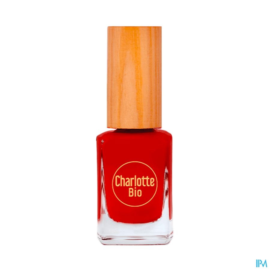 vignette Charlotte Bio Vernis A Ongles Bio Source Rouge Parfait 10ml