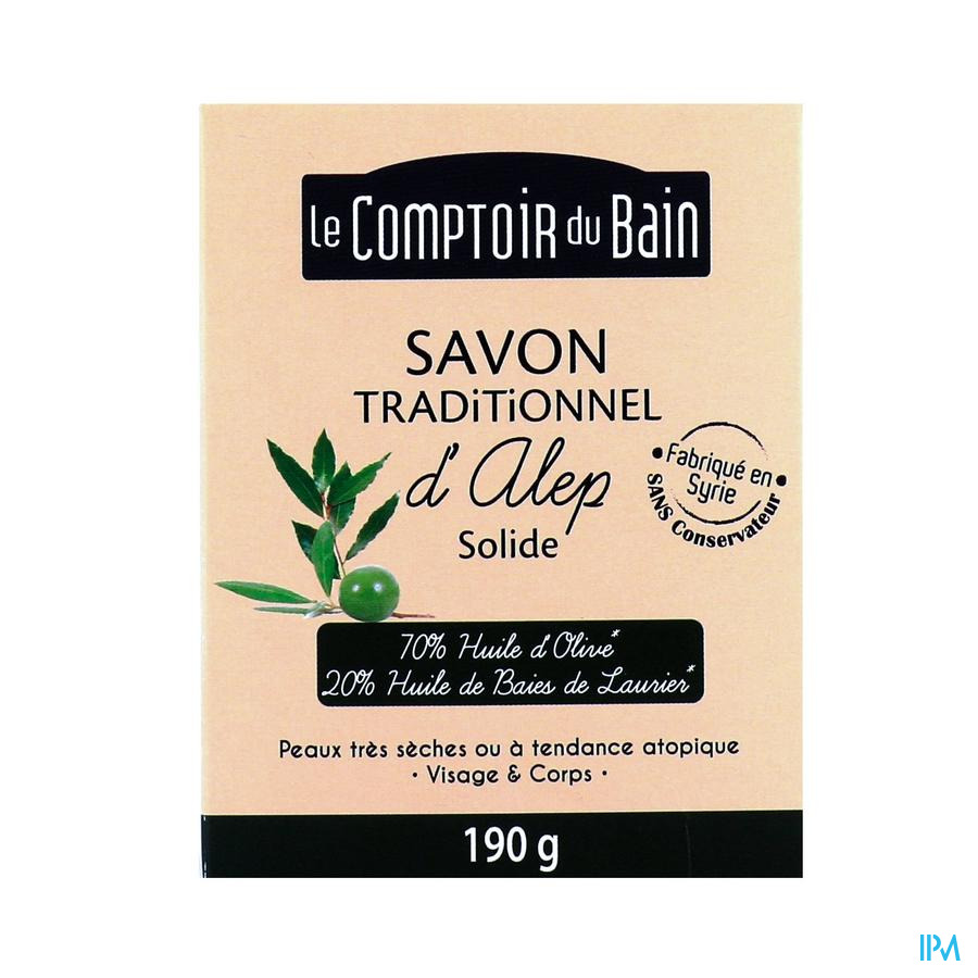 vignette Le Comptoir Du Bain Savon Solide Alep 190g