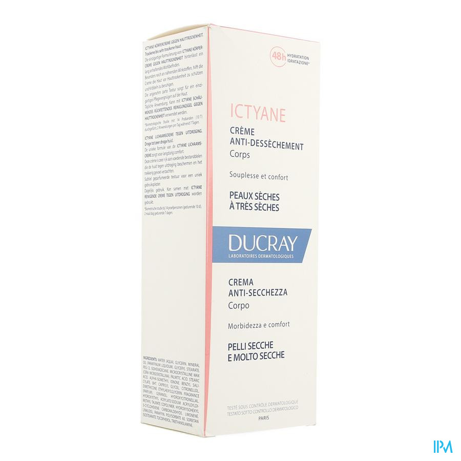produit Ducray Ictyane Creme A/dessechement 200ml