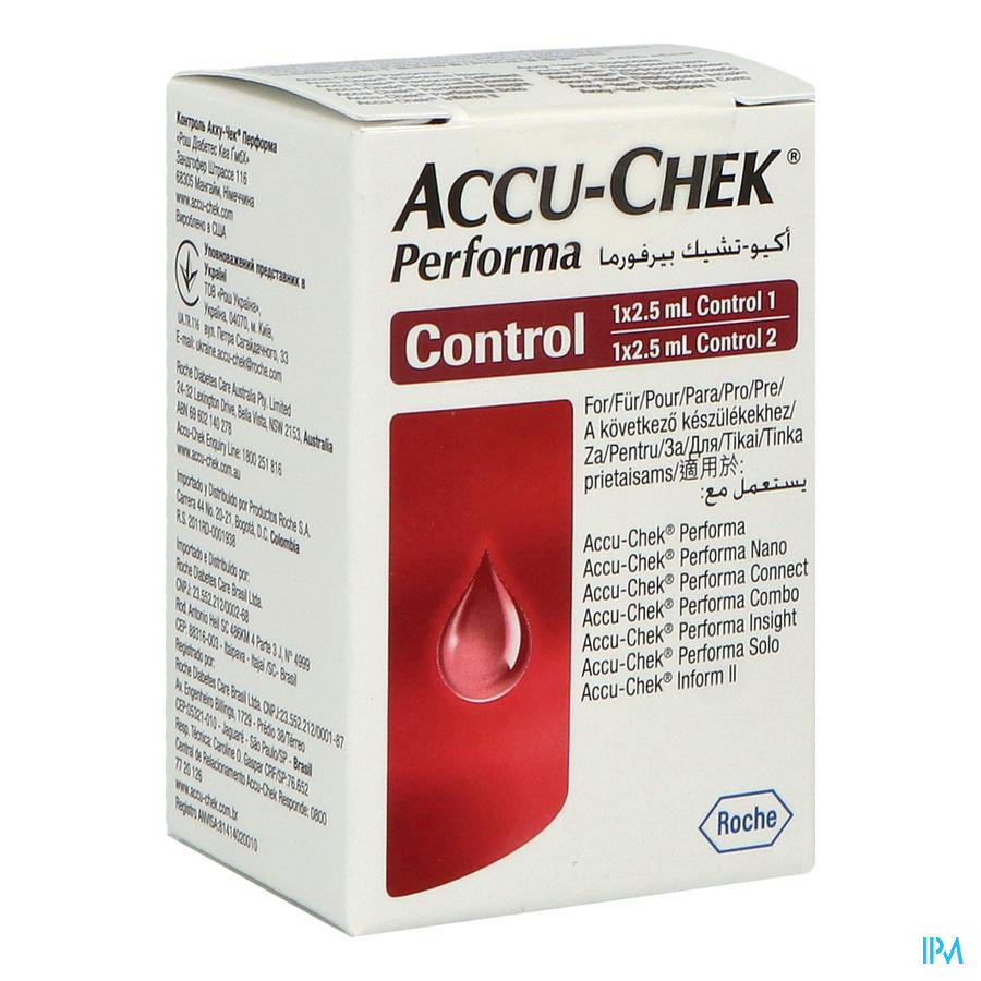 vignette Accu Chek Performa Solution De Controle 2ml5 X2