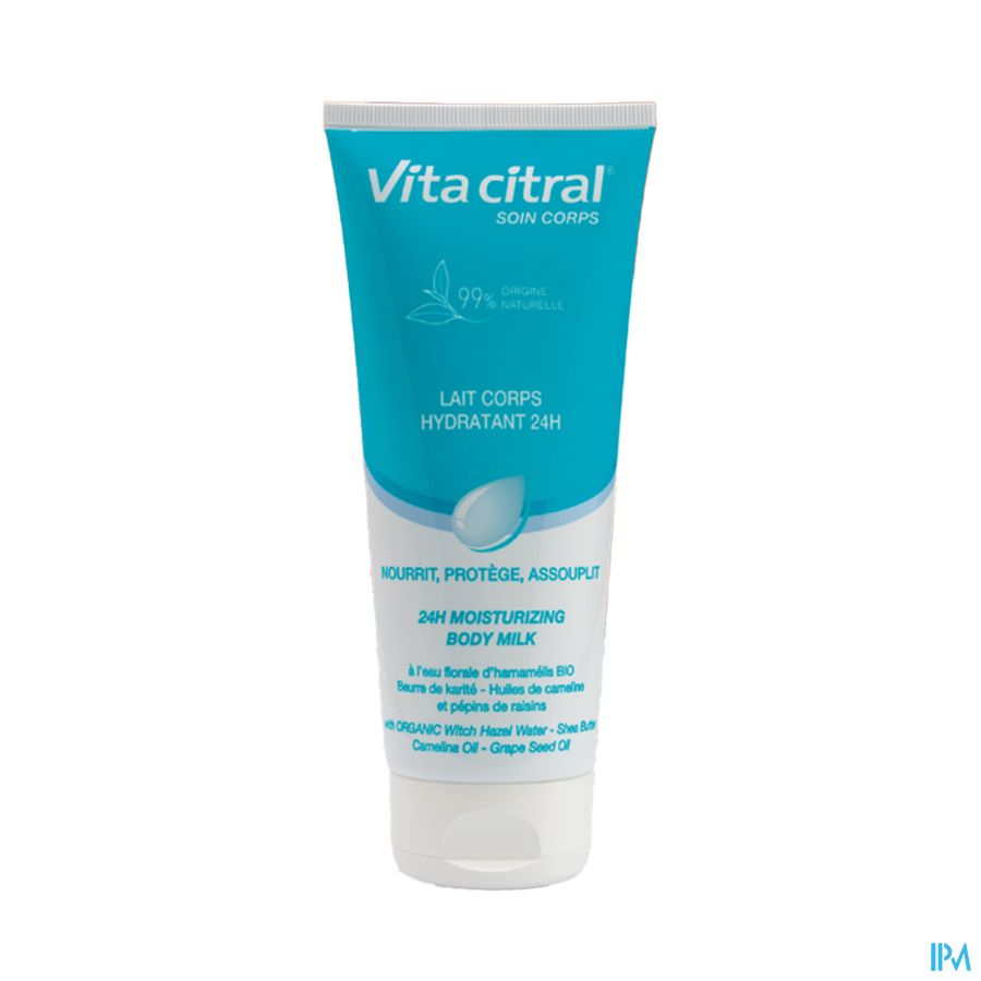 vignette VITACITRAL LAIT CORPS HYDRATANT 24H 200ML