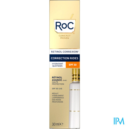 vignette Roc Retinol Correxion Correction Rides Hydratant Quotidien Spf20 30ml