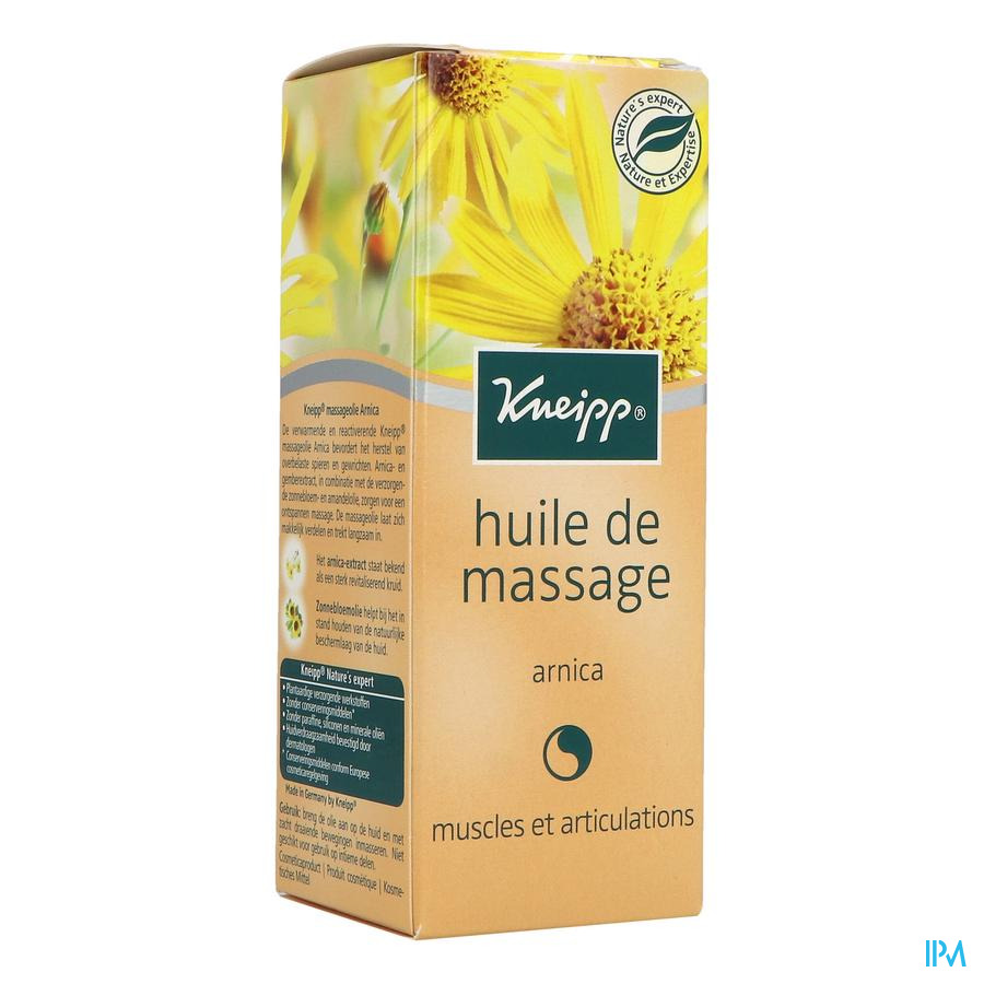 produit Kneipp Huile De Massage Arnica Arnica Active 100ml
