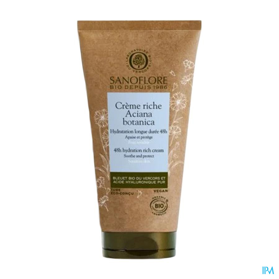 vignette Sanoflore Aciana Botanica Creme Riche Bio 50ml