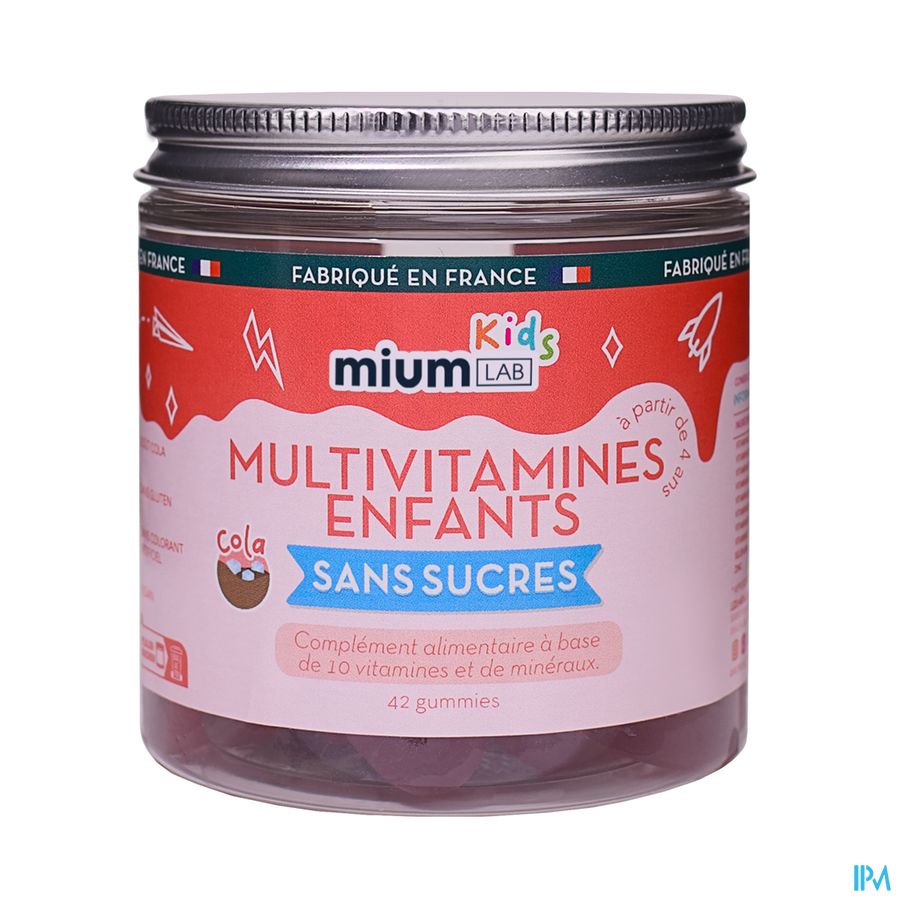 produit MIUM LAB GUMMIES MULTIVIT ENF S/SUCRE 42