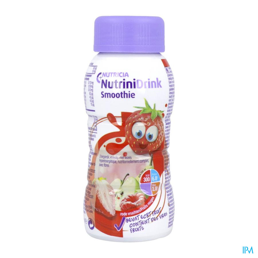 vignette Nutrinidrink Smoothie Fruits Rouges 200ml