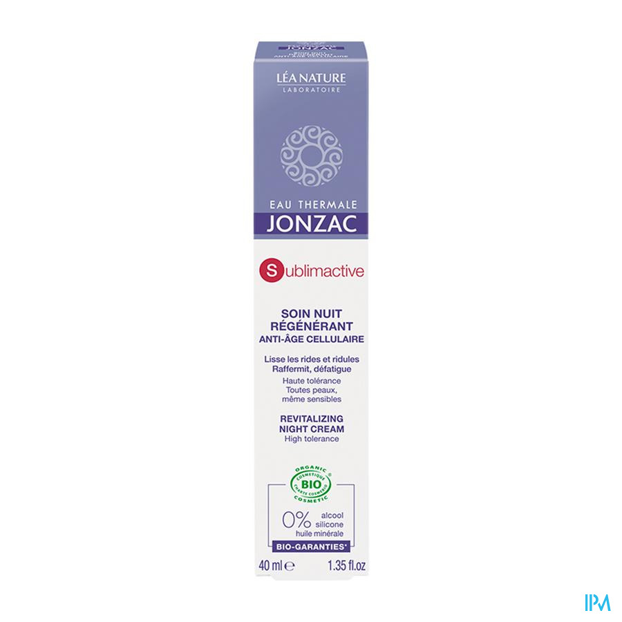 vignette JONZAC SUBL SOIN NUIT AA FL P40ML