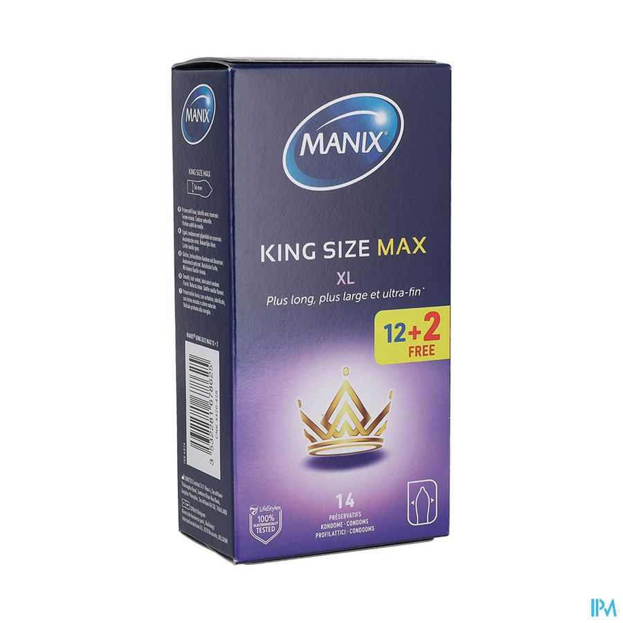produit MANIX KING SIZE MAX 12+2