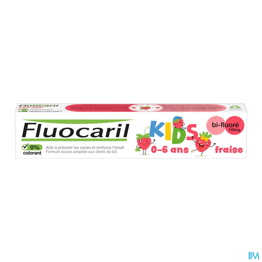 vignette FLUOCARIL DENT KIDS 0/6AN GEL FRAISE 50ML