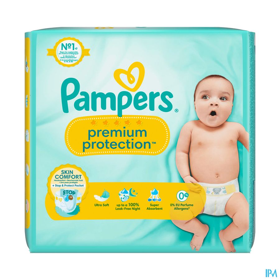 vignette PAMPERS COUCHES PREMIUM PROT T2 4-8KG 34
