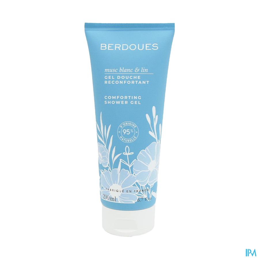 produit BERDOUES GEL DOU MUSC BLANC ET LIN 200ML