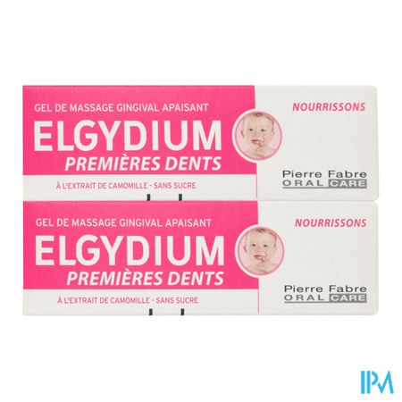 vignette Elgydium 1ere Dents Gel Gingival 15ml X2