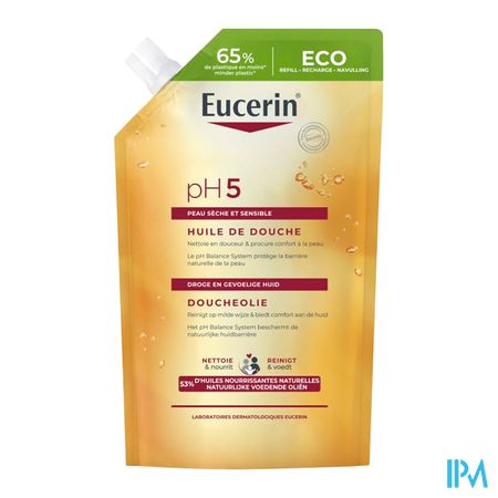 vignette Eucerin Ph5 Gel Huile Lavant Recharge 400ml