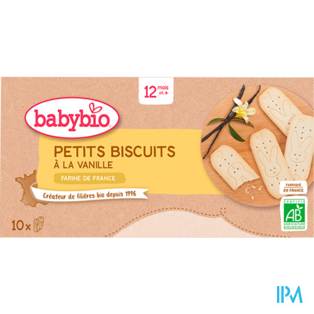 vignette BABYBIO PETITS BISCUITS VANILLE  160G