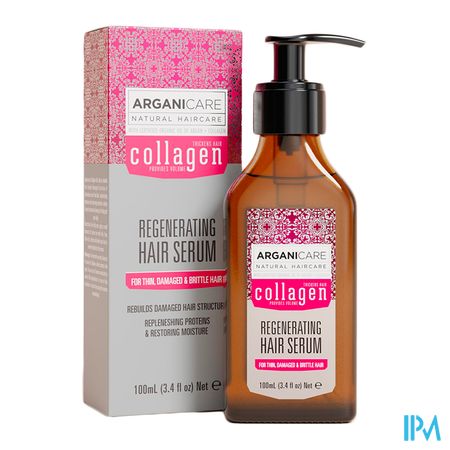 vignette Arganicare Serum Regenerant Cheveux Fins Devitalises Et Sans Volume 100ml