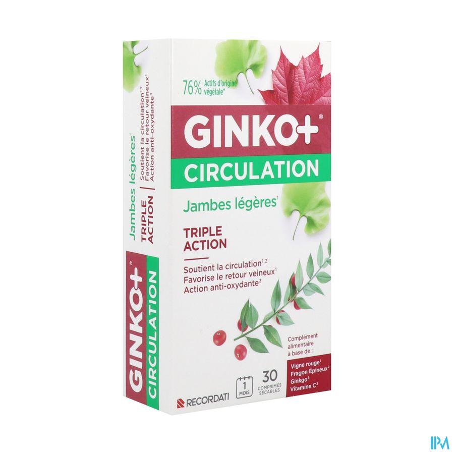 produit GINKOR + CIRCULATION COMPRIMES