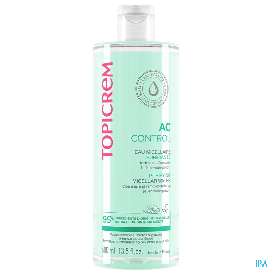 vignette TOPICREM AC EAU MICELLAIRE PURIFIAN 400ML