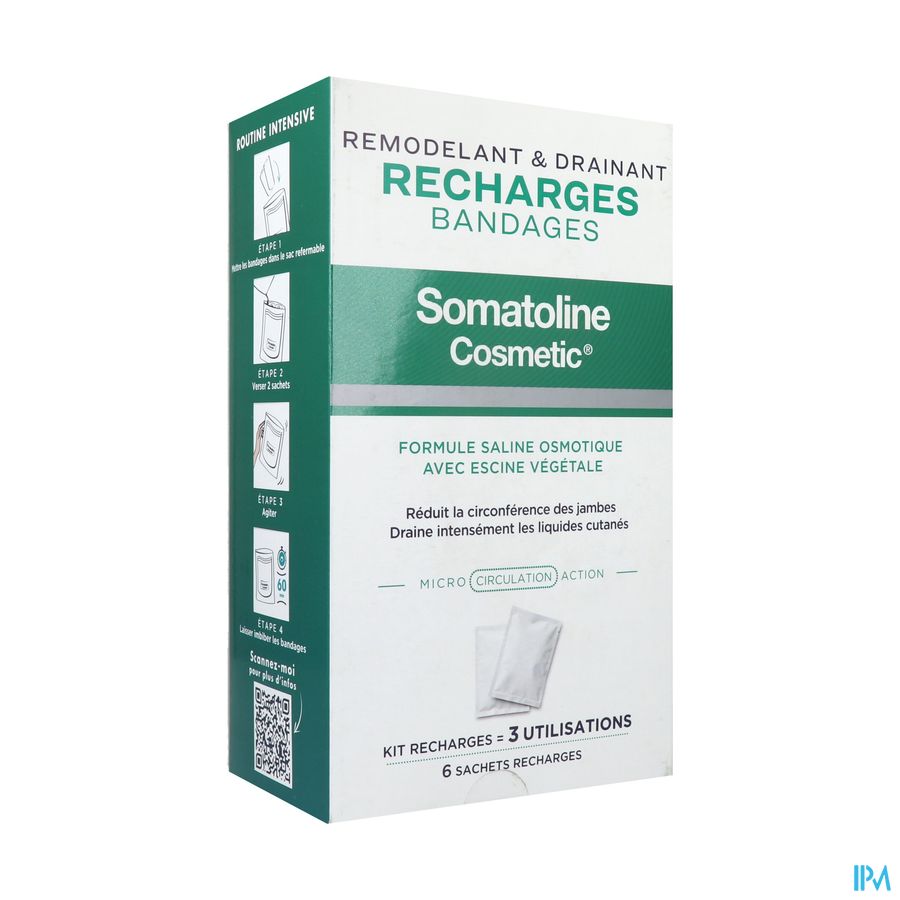 vignette Somatoline Cosmetic Recharge Bandages X3