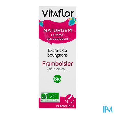 vignette Vitaflor Naturgem Extrait Bourgeon Bio Frambois 15ml
