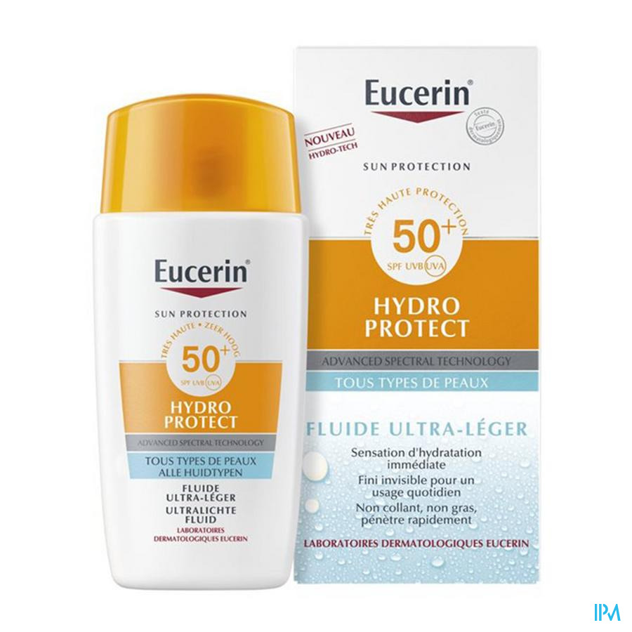vignette EUCERIN SUN HYDRO-PROTECT SPF+50 FL50ML