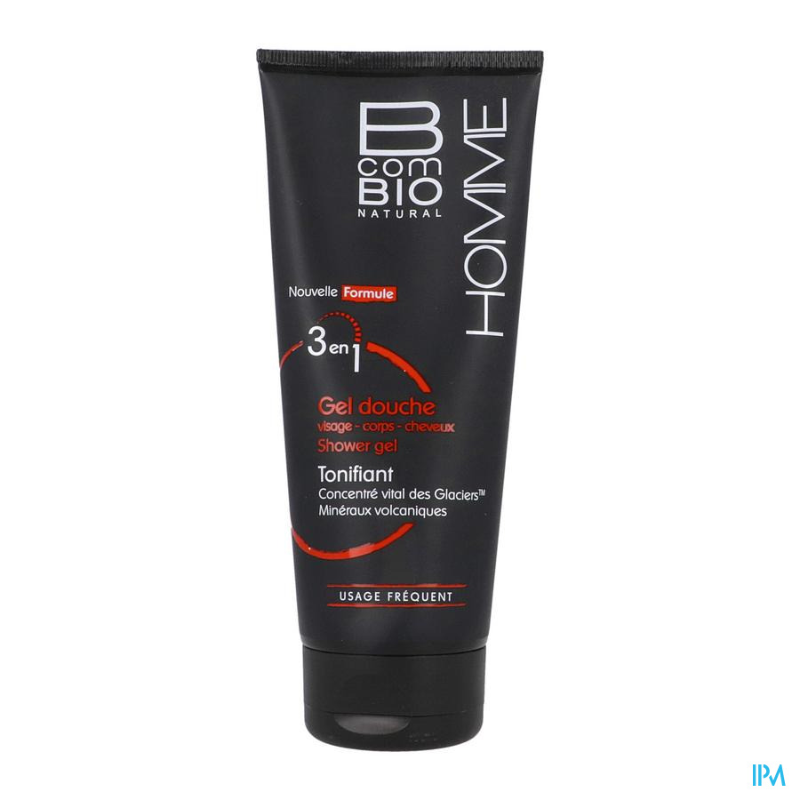 vignette Bcombio Homme Gel Douche 3en1 Tonifiant Tube 200ml