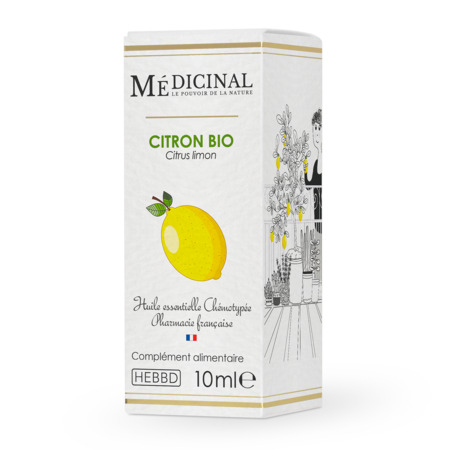 vignette MEDICINAL HE BIO CITRON 10ML