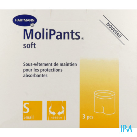 produit Hartmann Molipants Soft Slip Extensible S Jaune 3