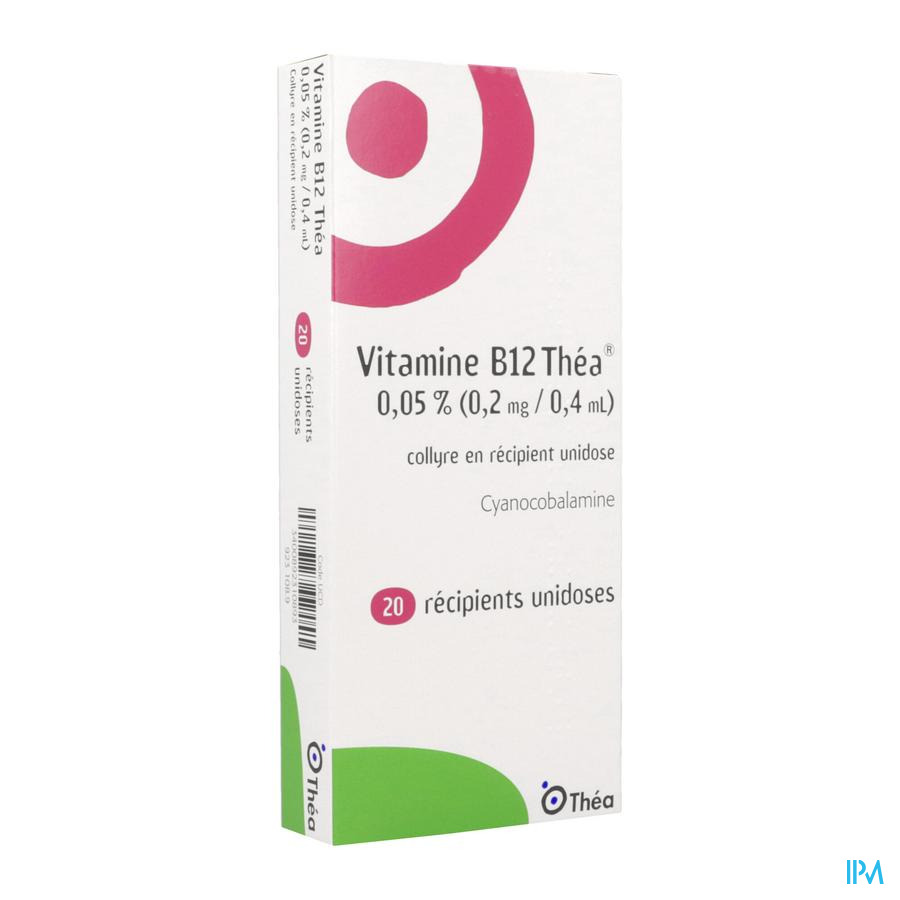 vignette VIT B12 0,05% THEA COL UNIDOSE 20